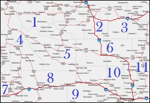 Wyoming Districts
